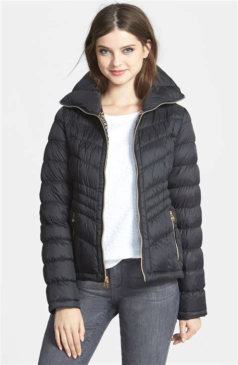 michael kors down coat packable